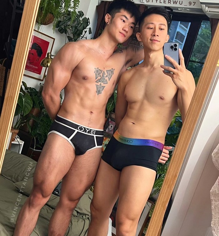 Vincent Tang Gay Porn Tyler Wu Asian Muscle Jock 