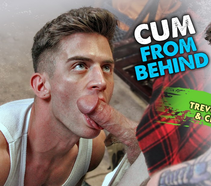 Trevor Brooks Gay Porn Chris Flex Cum From Behind TrailerTrashBoys XXX