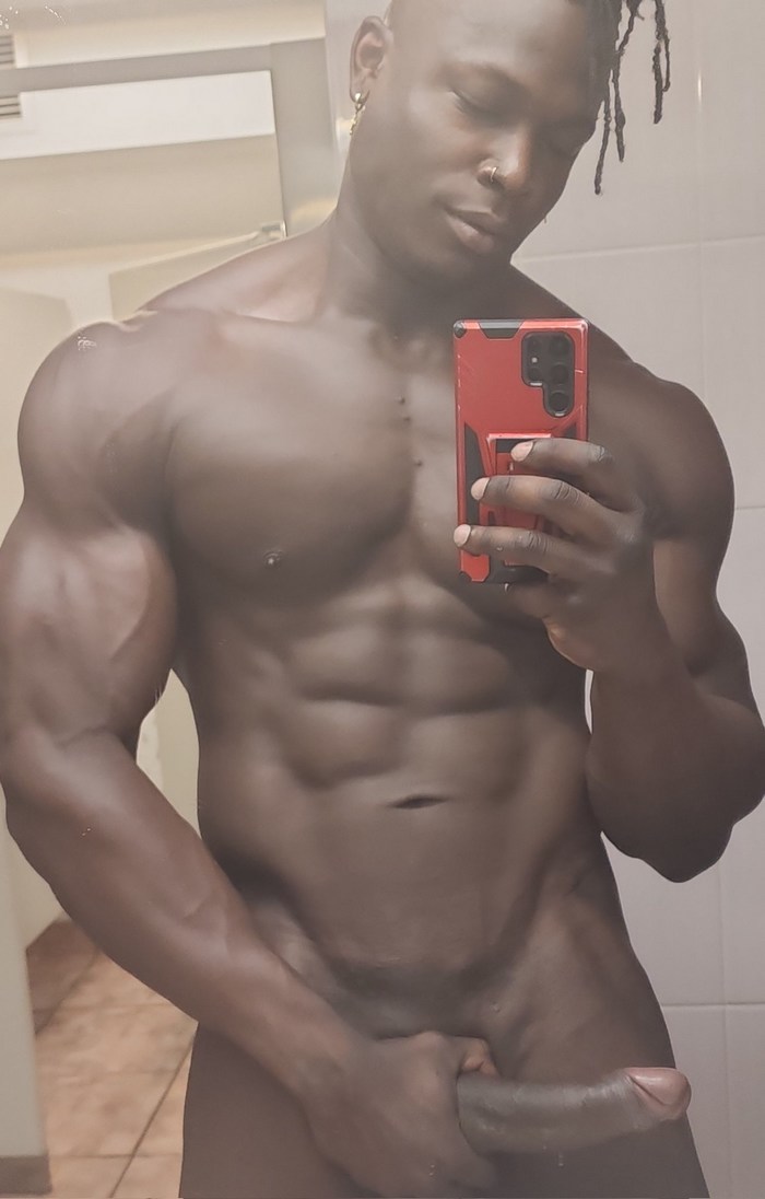 Harrison Feels Gay Porn Star Black Bodybuilder Muscle Hunk Big Cock