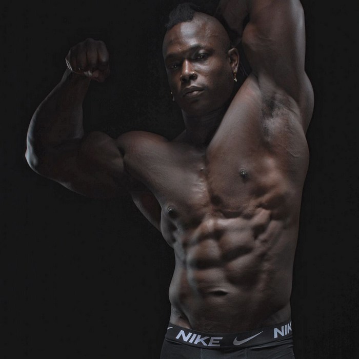 Harrison Feels Gay Porn Star Black Bodybuilder Muscle Hunk