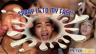 PeterFever Gay Porn Spray It To My Face Cum-pilation