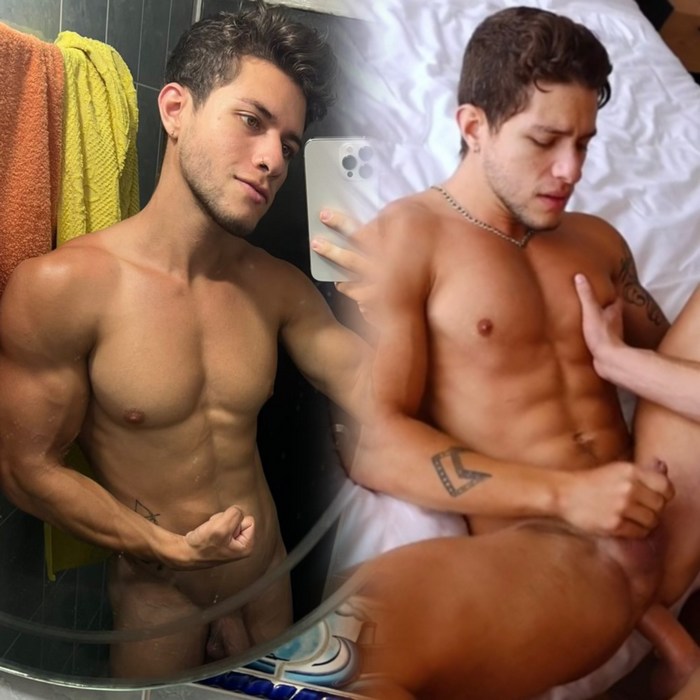 Tiago Santana Gay Porn Star Latino Muscle Jock Bottom