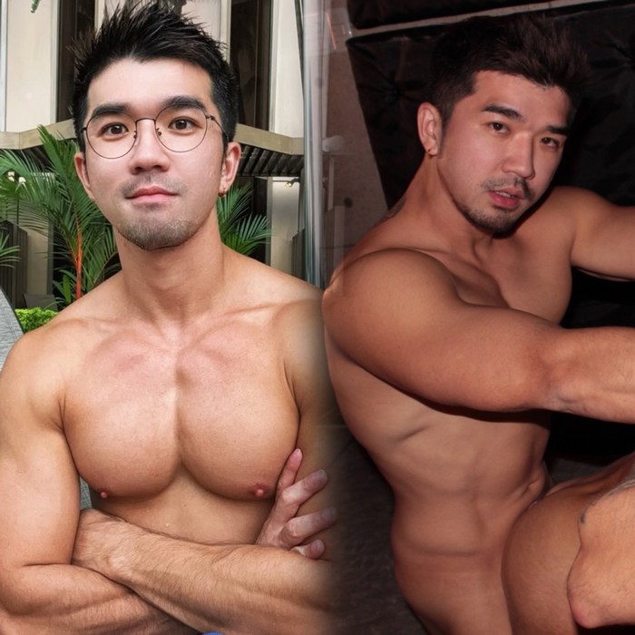 Daniel Zhang Gay Porn Star Asian Muscle Hunk Fuck XXX