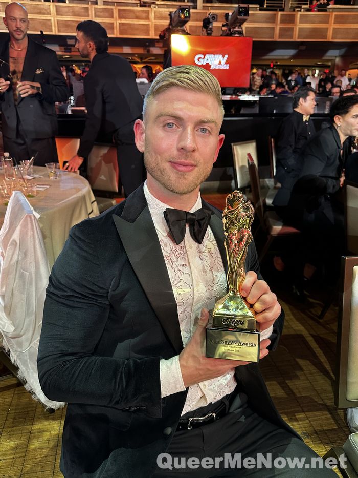 Matthew Ellis Gay Porn Stars 2025 GayVN Awards Winner