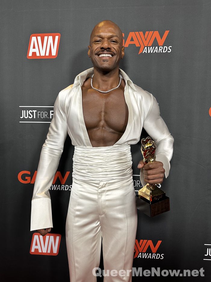 Rhyheim Shabazz Gay Porn Stars 2025 GayVN Awards Winner