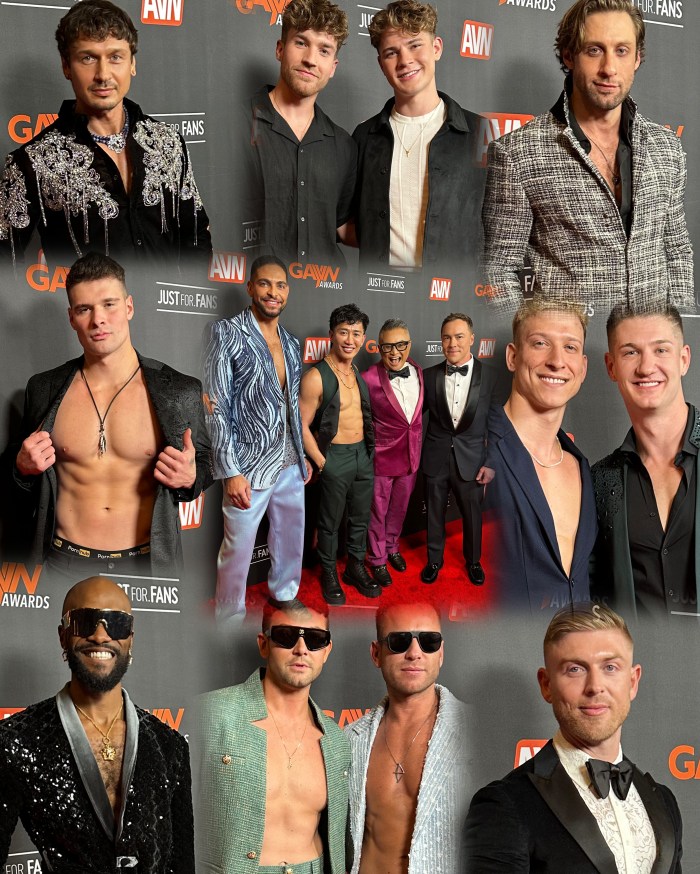 Gay Porn Stars GayVN Awards 2025 Red Carpet X