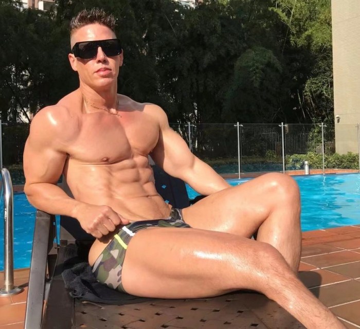 Alex Franko Flirt4Free Male Webcam Model Muscle Hunk