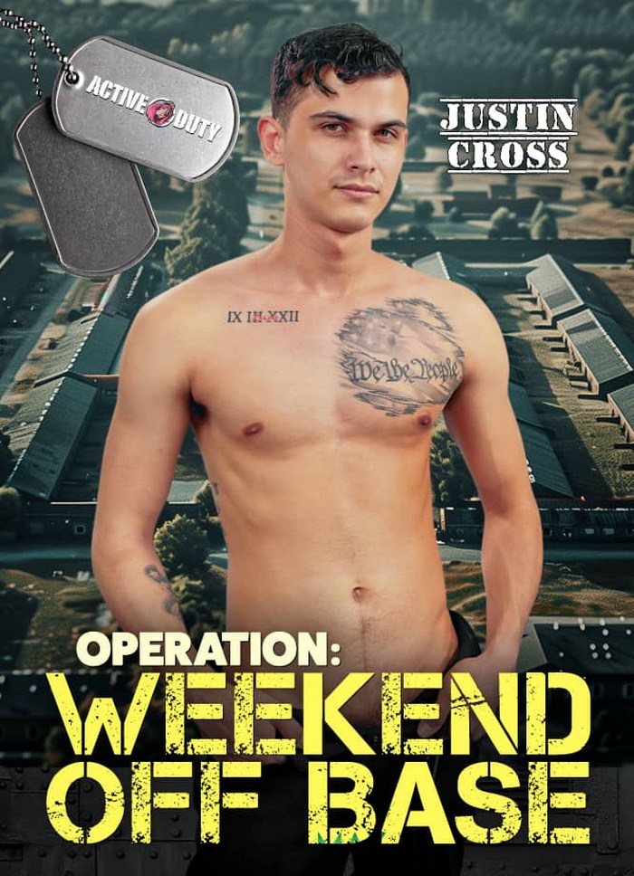 Justin Cross Gay Porn Star Operation Weekend Off Base 1