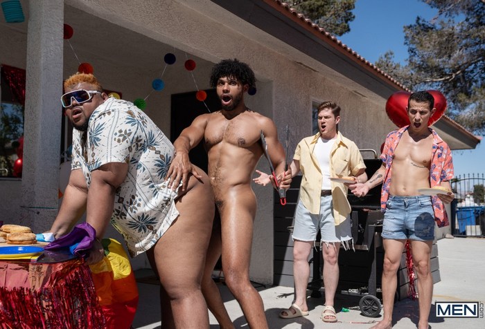Santana XXL Tony Genius Des Irez Gay Porn Public Sex Party XXX