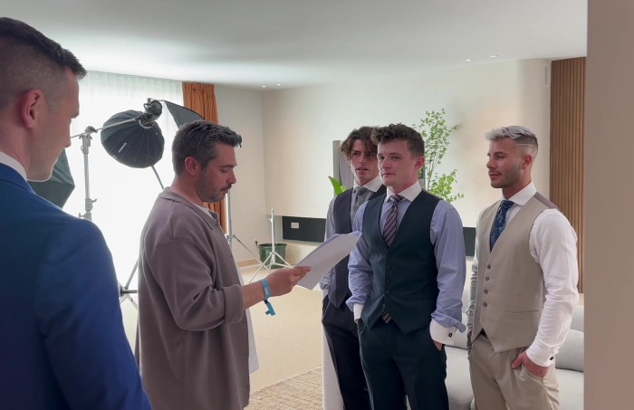 Gay Porn Behind The Scenes Drew Valentino Derek Kage Allen King Seth Peterson Grant Ducati 