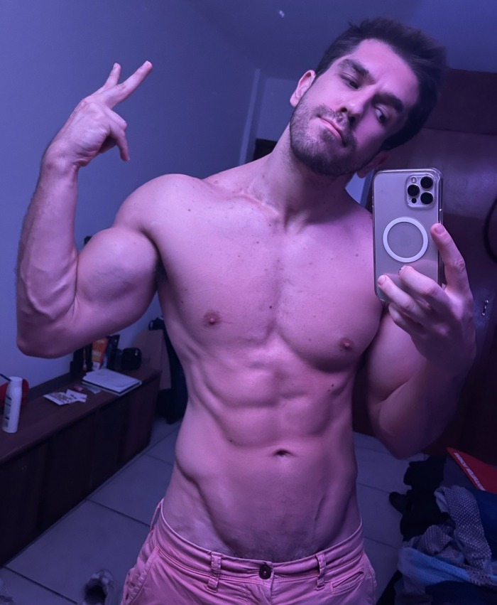 Hugs Kandelas Gay Porn Star Shirtless Muscle Hunk 