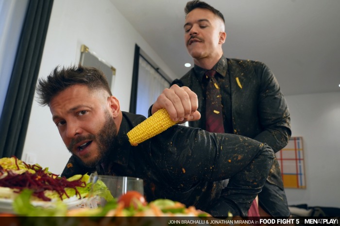 John Brachalli Jonathan Miranda Food Fight 5 Gay Porn 