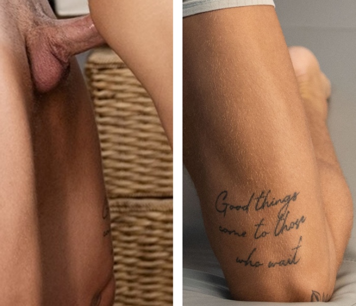 Leo Levine Leg Tattoo