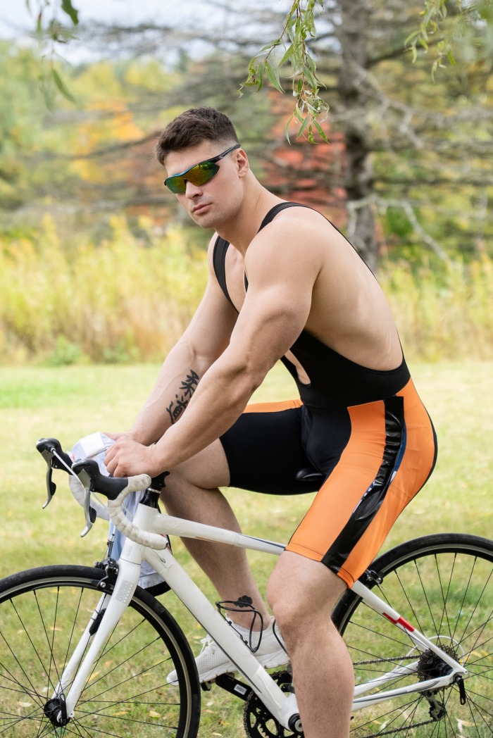 Malik Delgaty Gay Porn Star Muscle Hunk Biker