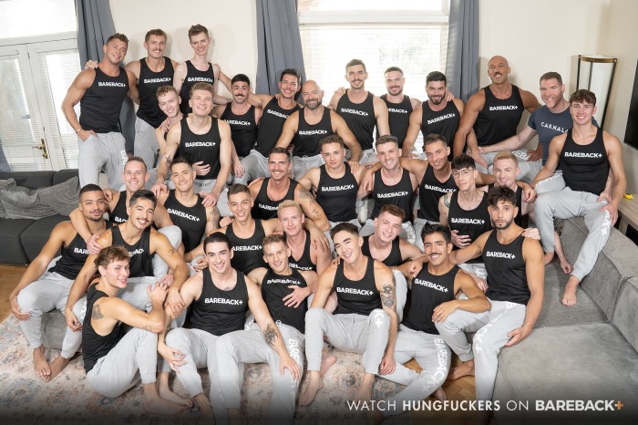 SUPERSIZED ORGY Gay Porn