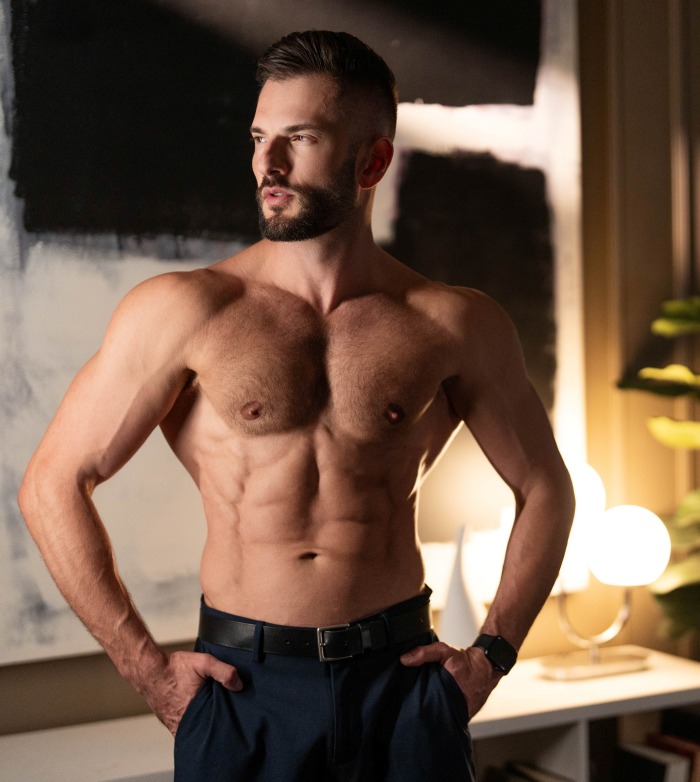 Zac Barrett Gay Porn Star Shirtless Muscle Hunk