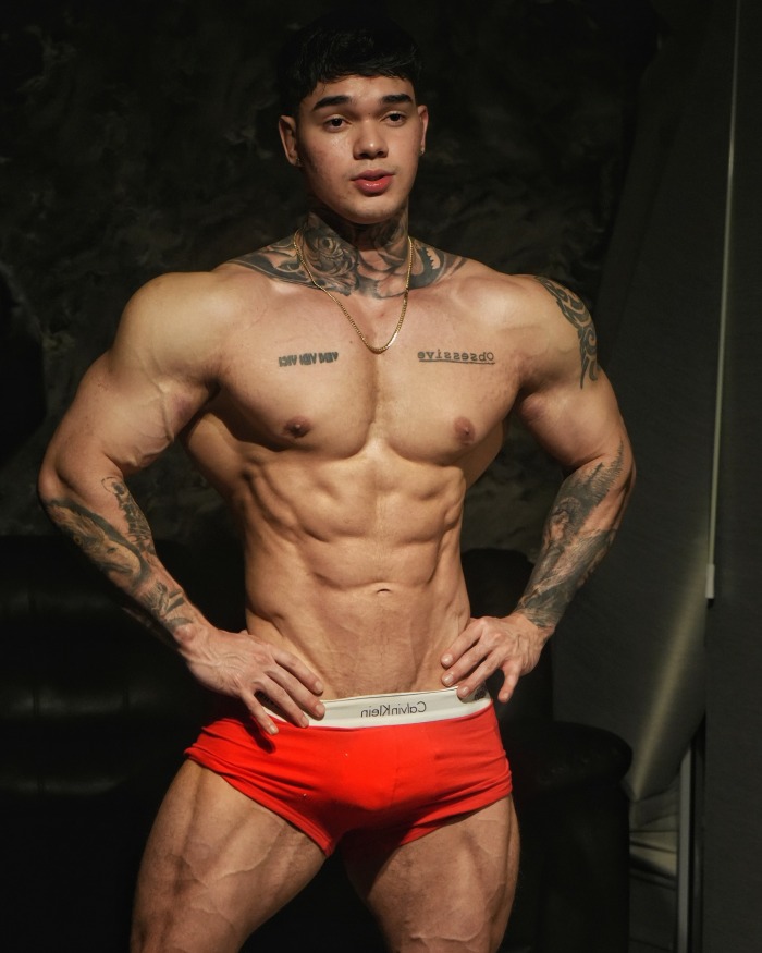 Justin Clark Flirt4Free Chaturbate Webcam Model Muscle Hunk XXX