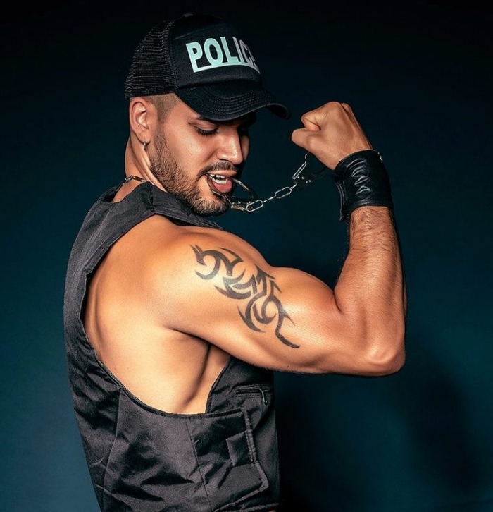 Samir Hazard Flirt4Free Male Model Shirtless Muscle Hunk