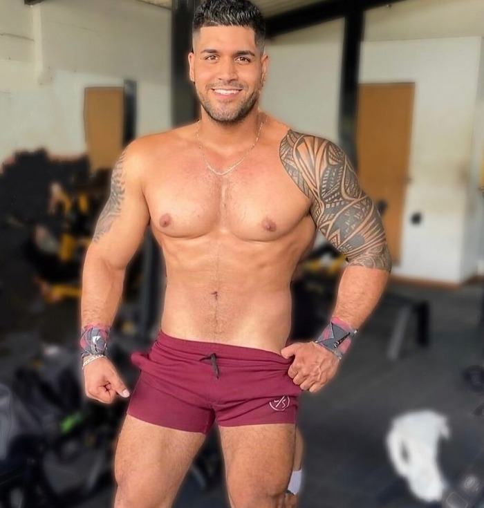 Samir Hazard Flirt4Free Male Model Shirtless Muscle Hunk