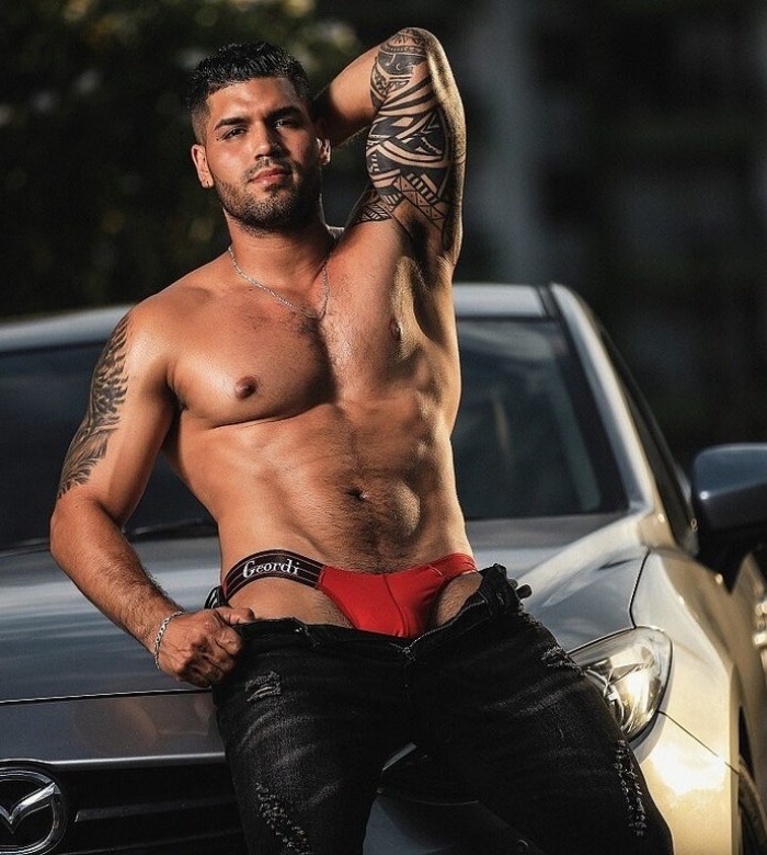 Samir Hazard Flirt4Free Male Model Shirtless Muscle Hunk