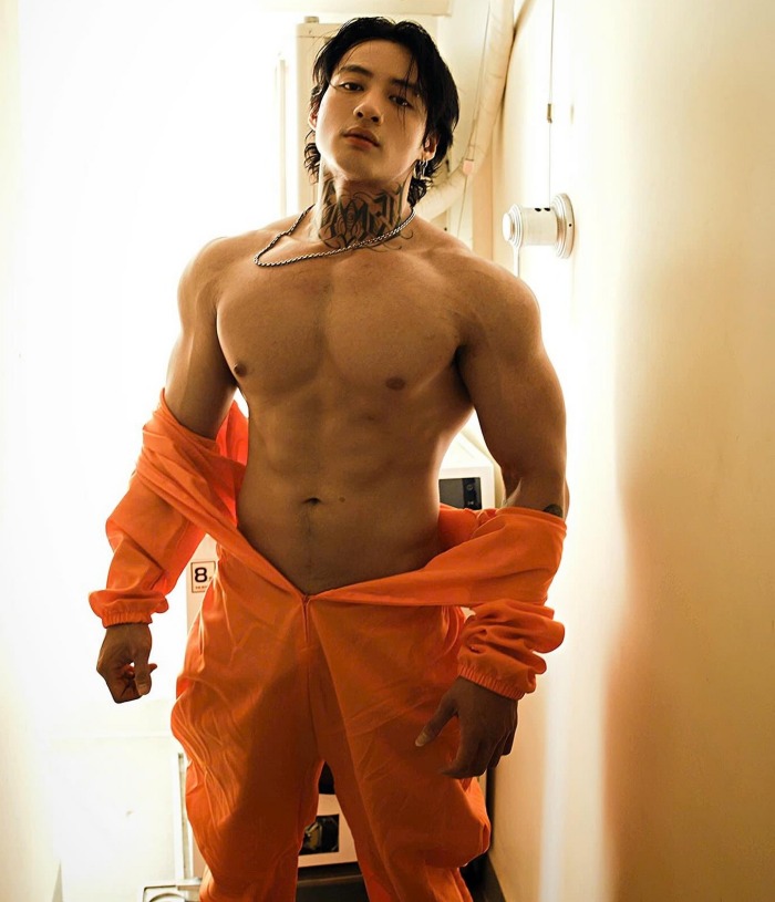 Bevis Tran Gay Porn Star Asian Muscle Hunk 