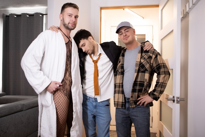 Cole Black Gay Porn Erik Thrust Lingerie Sex 