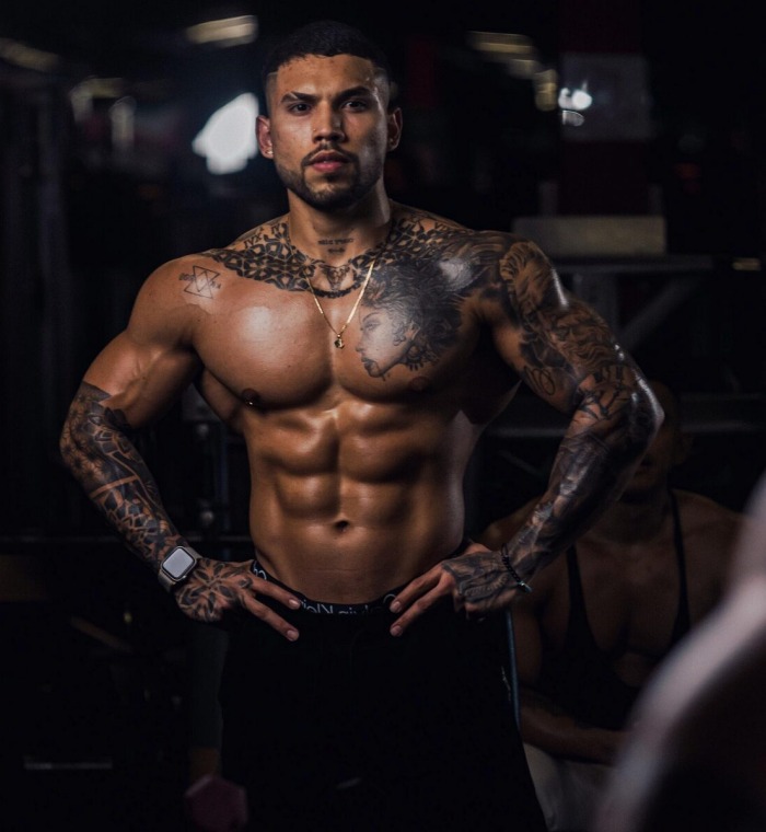 Sebastian Gaizor Flirt4Free Male Model Webcam Hunk Tattooed Stud