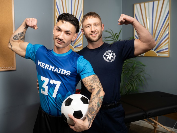 Siren Santiago Miles Fallon Gay Porn Soccer 