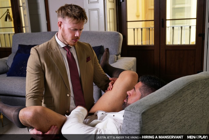 Ander the Viking Justin Jett Gay Porn Suit Sex MenAtPlay