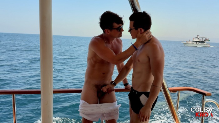 Colby Chambers Alex Gonz Gay Porn Boat Sex 