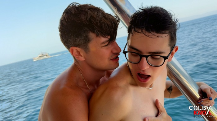 Colby Chambers Alex Gonz Gay Porn Boat Sex 
